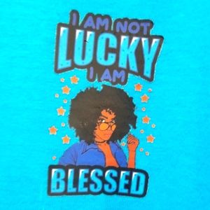 2x positive message short sleeve heavy weight Tee